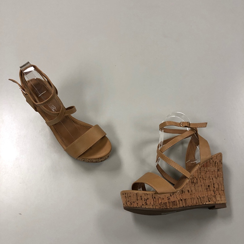 Wedge Sandals from Fashion Focus - Super-35 Natural